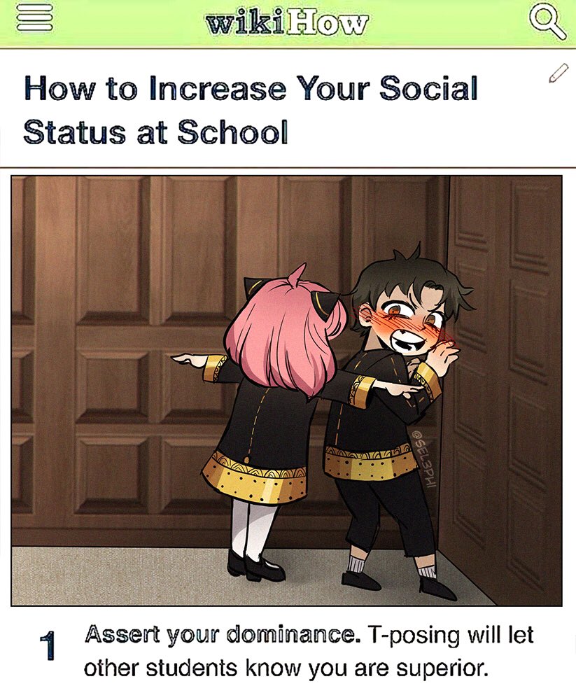 how to increase your social status in high school, T-Pose