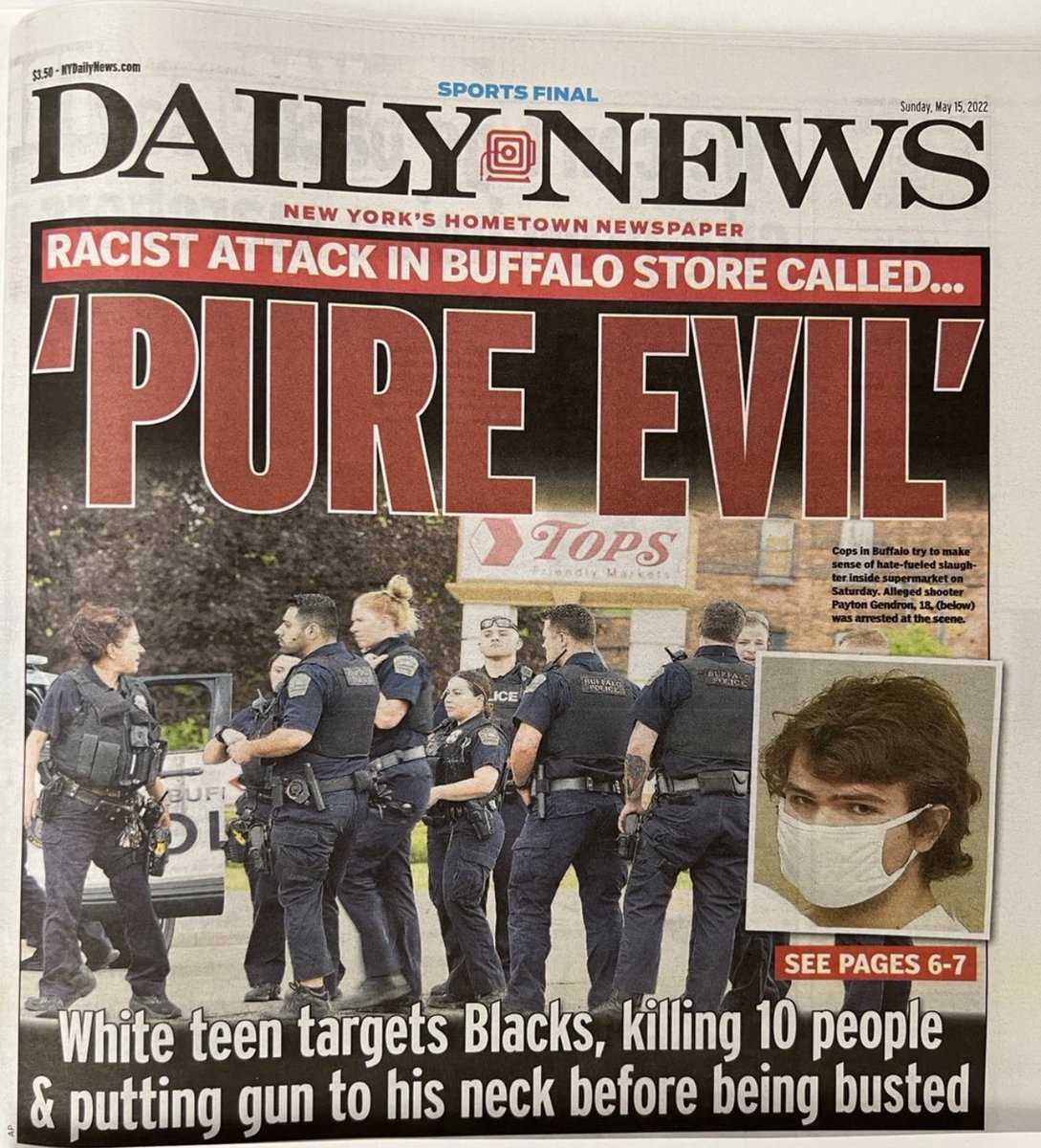 Whatever you are going through in this space today…remember that yesterday, in real life, 10 people were murdered by a racist terrorist because they were black. So in essence, fuck your projects and your PFPs, fuck your gains or your losses. Be happy to be alive.