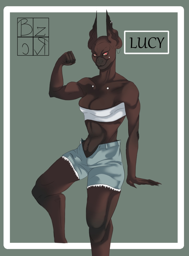 bizzareracoon's tweet photo. Lucy, a new #Furry #OC, buffed bat lady, ready to eat some fruits and kick some ass https://t.co/lEdx6hIpYA