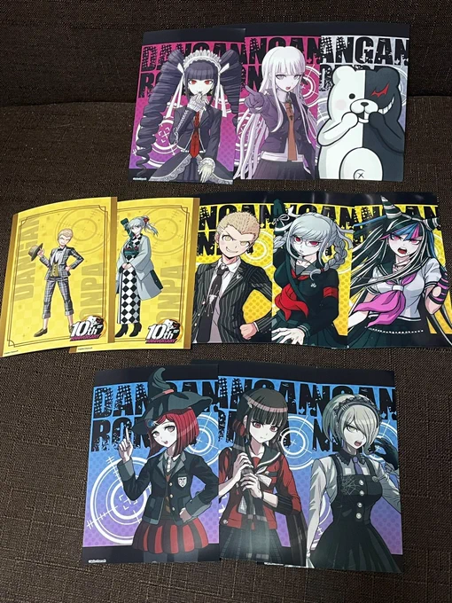 セブンでダンロン公式のネップリしてきたのだよ……推しCPは10周年デザインもプリントしちゃった🥹🥹🥹くずペコサイコー 