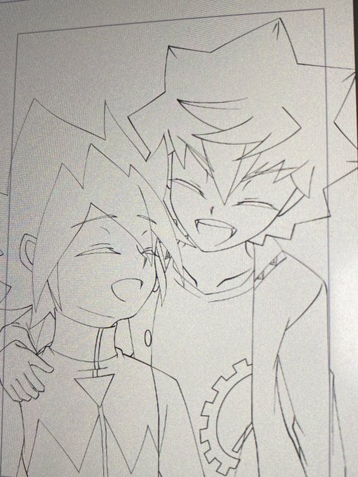 線画終わったーー!!!!!次の作業フェイズ!!!!! 