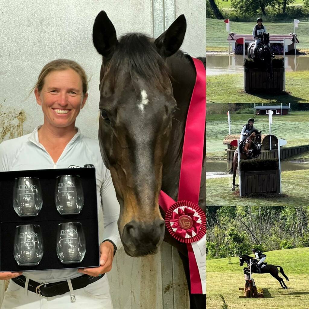 WallaceEventing's tweet photo. Super weekend at Tryon International. #LetitbeLee has a super confident run in the 3star short smoking every phase and finishing on his dressage score and finished 2nd! It felt so good to feel him bold in strong in cross country! 

#RenkumCorsair had a v… https://t.co/Xvrpa90P3I https://t.co/rxSLBfE09z