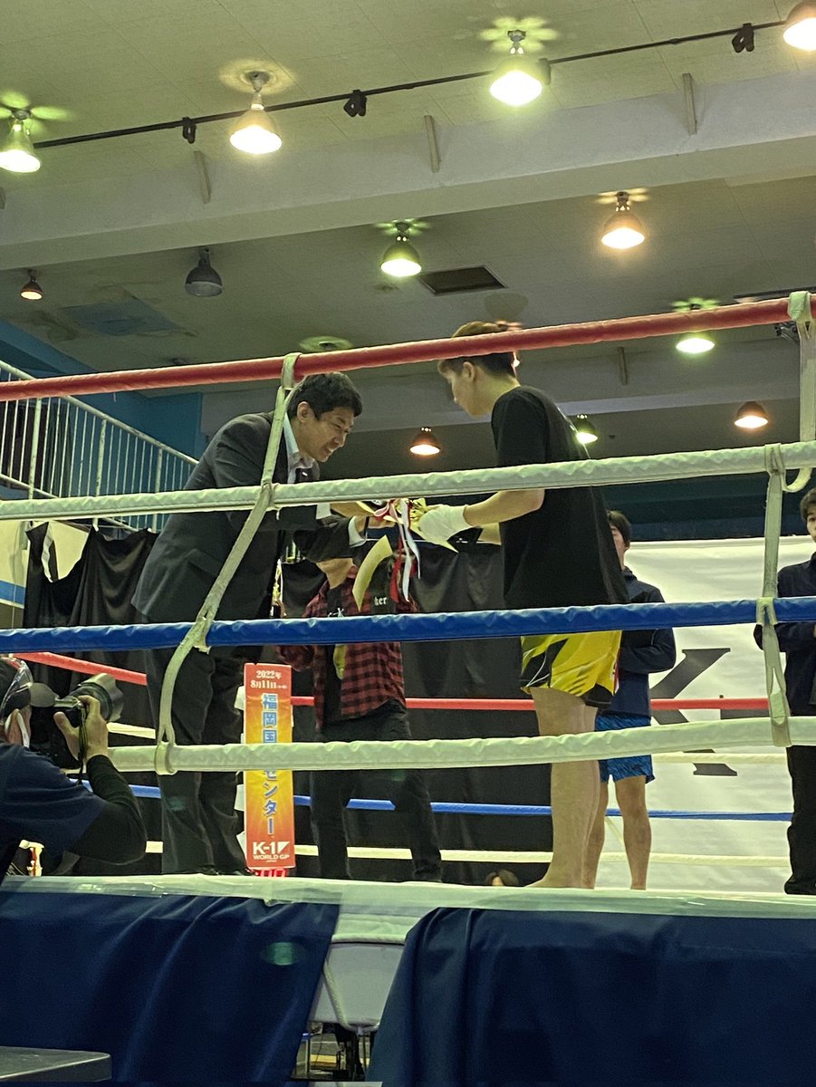 kick1113box's tweet photo. K-1アマチュア大会🥊
優勝しました～🏆️🥇
チームのみなさんありがとうございました！！！🔥
応援してくれた方々にも感謝です🙏
#k1wgp 
#k1アマチュア
#キックボクシング
#格闘技 https://t.co/sc57UhQOkE