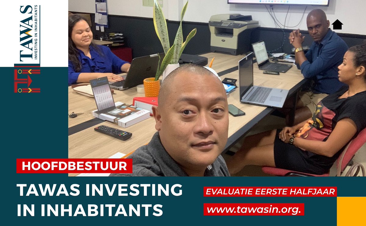 FoundationTawas's tweet photo. The board of TAWAS (from left2right: chairman @Nuvisusje, vice-chairman John Pawi, secretary Sara Naarden &amp; treasurer @CEO_MercuryICON) held an evaluation meeting about the state of affairs for the first half of the year.
#corporate #meeting #defi #fintech #blockchain #fund #btc https://t.co/RFl8IuF3Kn