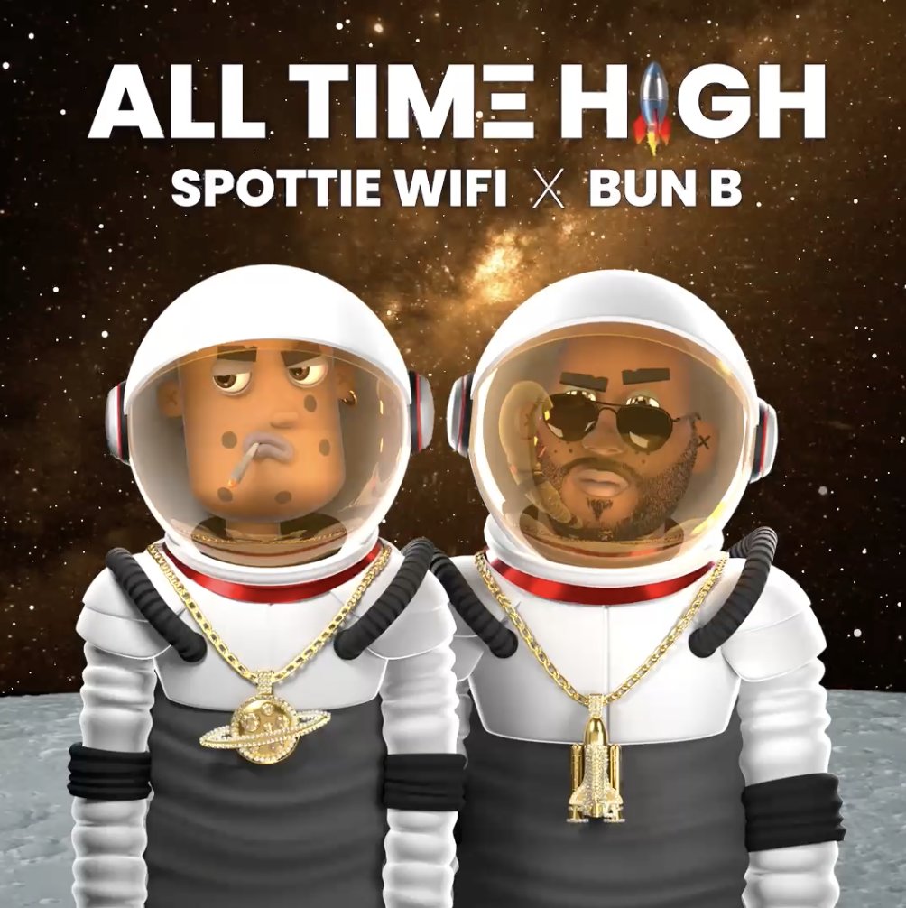 🎶 <a href="/SpottieWiFi/">Spottie 🛜</a> x <a href="/BunBTrillOG/">BunB.eth</a> = Unruggable!

🎵 "ALL TIMΞ H🚀GH"
🎵 Rap Edition, 8-Bit Edition + Orchestral Edition
🎵 Holders get limited, non-exclusive copyright license to Spottie's vocals + instrumental

🛒 opensea.io/collection/spo…

#SpottieWiFi #BunB #NFT #musicNFT #crypto