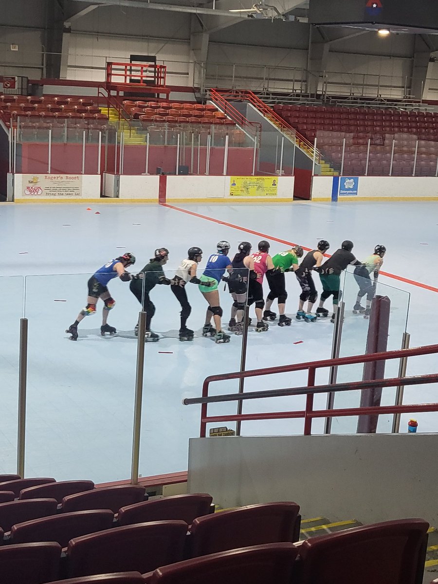 bcrollergirls's tweet photo. We're settling in well at Big Boy Arena, and it feels great to skate on an actual rink again! https://t.co/A0O1aNfslg