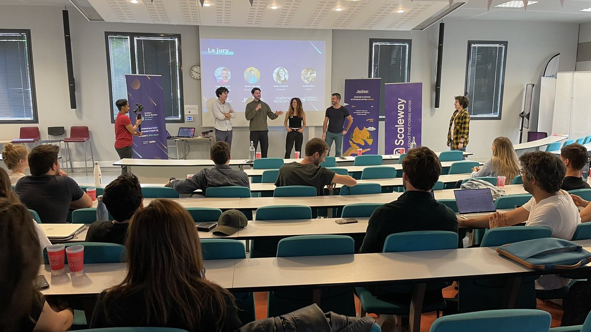 Startup Weekend Bdx (@swbordeaux) on Twitter photo Cérémonie de fin du #StartupWeekend #Bordeaux 🔴
Merci à notre jury :
➡️ <a href="/Scaleway_fr/">Scaleway FR</a>
➡️ <a href="/LesImpacteurs/">Les Impacteurs</a>
➡️ @MadameDeLaCom
➡️ <a href="/BxMetro/">Bordeaux Métropole</a>
🙏🙏🙏 Cérémonie de fin du #StartupWeekend #Bordeaux 🔴
Merci à notre jury :
➡️ <a href="/Scaleway_fr/">Scaleway FR</a>
➡️ <a href="/LesImpacteurs/">Les Impacteurs</a>
➡️ @MadameDeLaCom
➡️ <a href="/BxMetro/">Bordeaux Métropole</a>
🙏🙏🙏