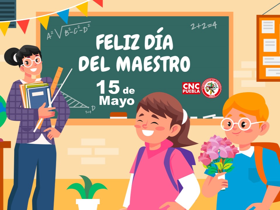 Nuestro reconocimiento y agradecimiento a todos los maestros que día a día dan todo de sí para educar a nuestras próximas generaciones.

#FelizDíaDelMaestro