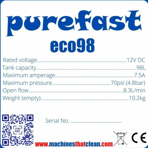 CleanMachineLtd's tweet photo. purefast eco 98 compact van or car mounted portable vehicle tank ideal for start-up window cleaners, part time operators, facilities personnel and where pure water window cleaning is just part of the job in-hand.  Also great for a quick one -off job or spot clean. https://t.co/knIn6e6qwN