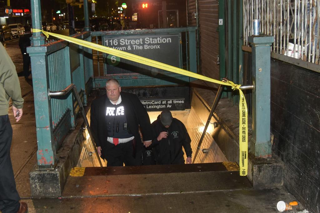 Multiple shots fired during fight on NYC subway, nobody hit: cops trib.al/0r5GhVF