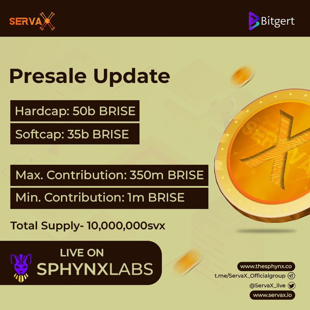 rabeg88's tweet photo. Come join on big presale from #briseChain .
Visit https://t.co/4x5DuCXvfL
@ServaX_live 
@bitgertbrise https://t.co/p3OFoRiYoi