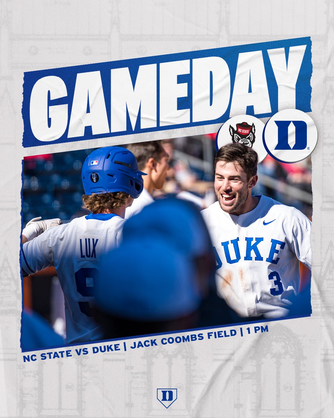 Duke Baseball on Twitter "Senior Sunday is here! 🆚 NC STATE ⌚️ 1 PM 🏟