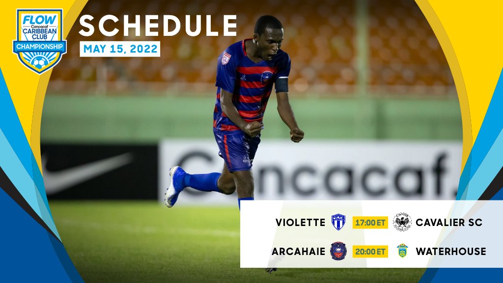 Concacaf's tweet photo. The Flow Concacaf Caribbean Club Championship continues today! 

Here’s how you can watch today’s matchups 👉 https://t.co/LeRaHH9RZE https://t.co/wGINm9AnJe
