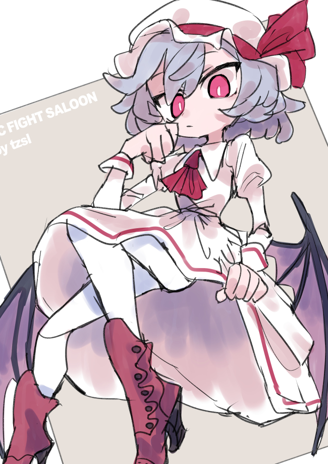 レミリア・スカーレット 「🦇🦇🦇 」|tzslのイラスト