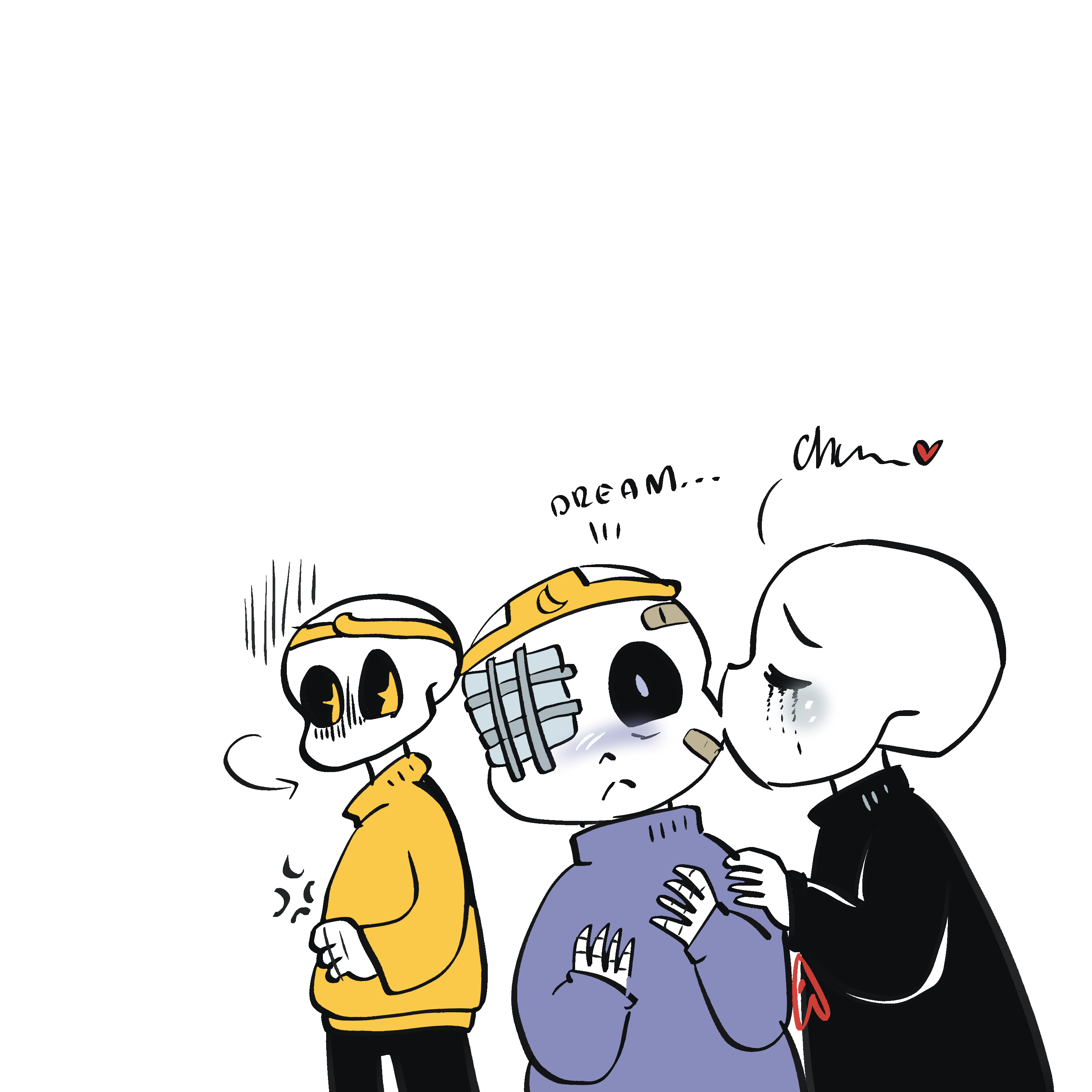 AU Sans Of The Day: Dream and Nightmare Sans