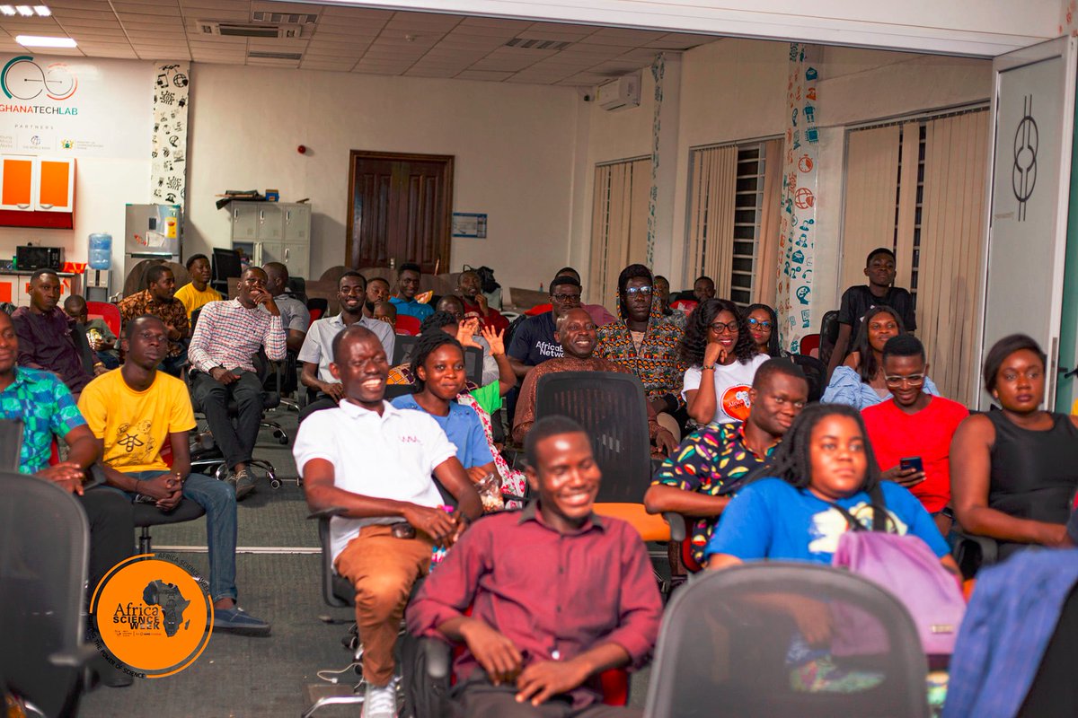 aswghana's tweet photo. We had a great time last Friday watching and discussing The Boy Who Harnessed the Wind as part of @NextEinsteinFor Africa Science Week Ghana. Thank you @GhanaTechLab, @GLabNetwork, @JustOneGiantLab, @iotnetworkhub, @GHSTEMNetwork and all our supporters!

#AfricasEinsteins https://t.co/1qGIVMWlZx