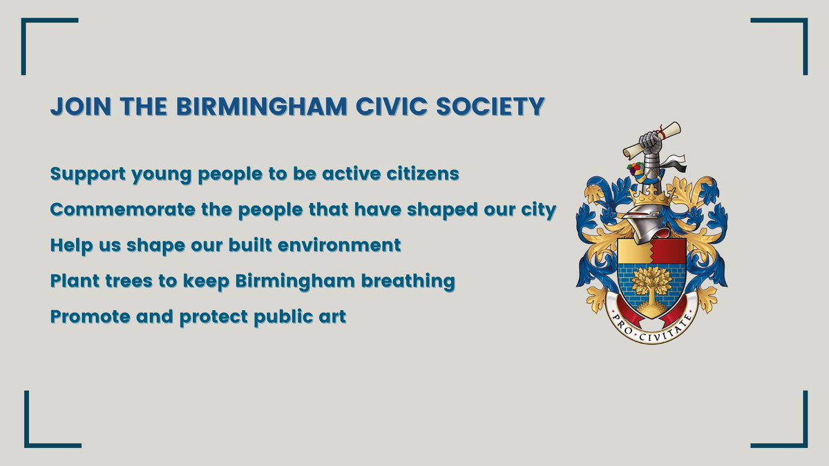 Good evening #BrumHour If you love Birmingham, come and join us! birminghamcivicsociety.org.uk/why-you-should…