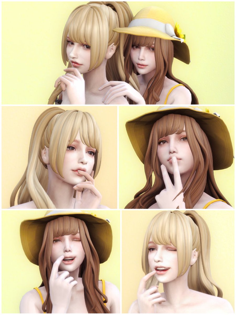 moka6232's tweet photo. おしるこさん(@osirukoyo8)のキュートな髪に
icchiさん(@o_oxxxxxx1)のお帽子を合わせて
撮影会を😄
バタバタしてる間に素敵な作品がたくさん
上がっていてびっくりです🌟
製作者の皆様本当にありがとうございます🙏
ポーズはちめさんとNERINさんです🙏 https://t.co/U0M8Z5znMB