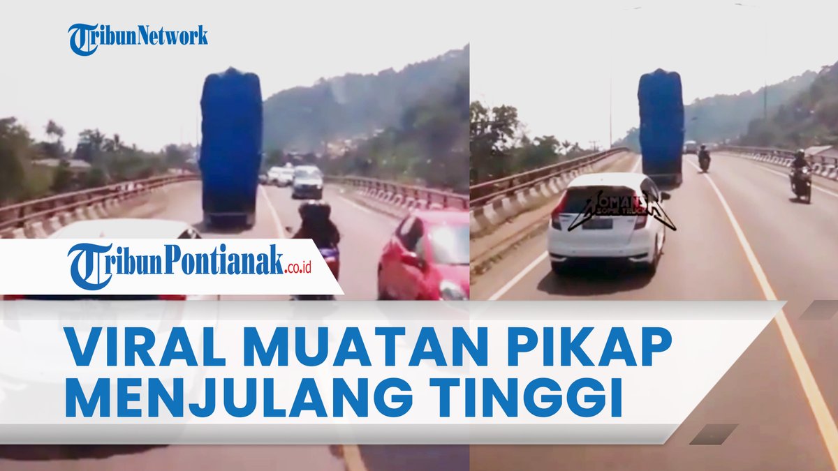tribunpontianak's tweet photo. ®️ 🔴 Viral Pikap Muatan Berlebih Hingga Menjulang Tinggi
https://t.co/xvptVuSmxa

#Muatan #Pikap #OverLoad #OverDimensi 
Sandra Dewi #MotoGP Ginting West Ham Skechers Besok Senin Libur Selamat India Imam Elon CV-ku Jerman Kaos Shetty https://t.co/NUhLpnhzqK