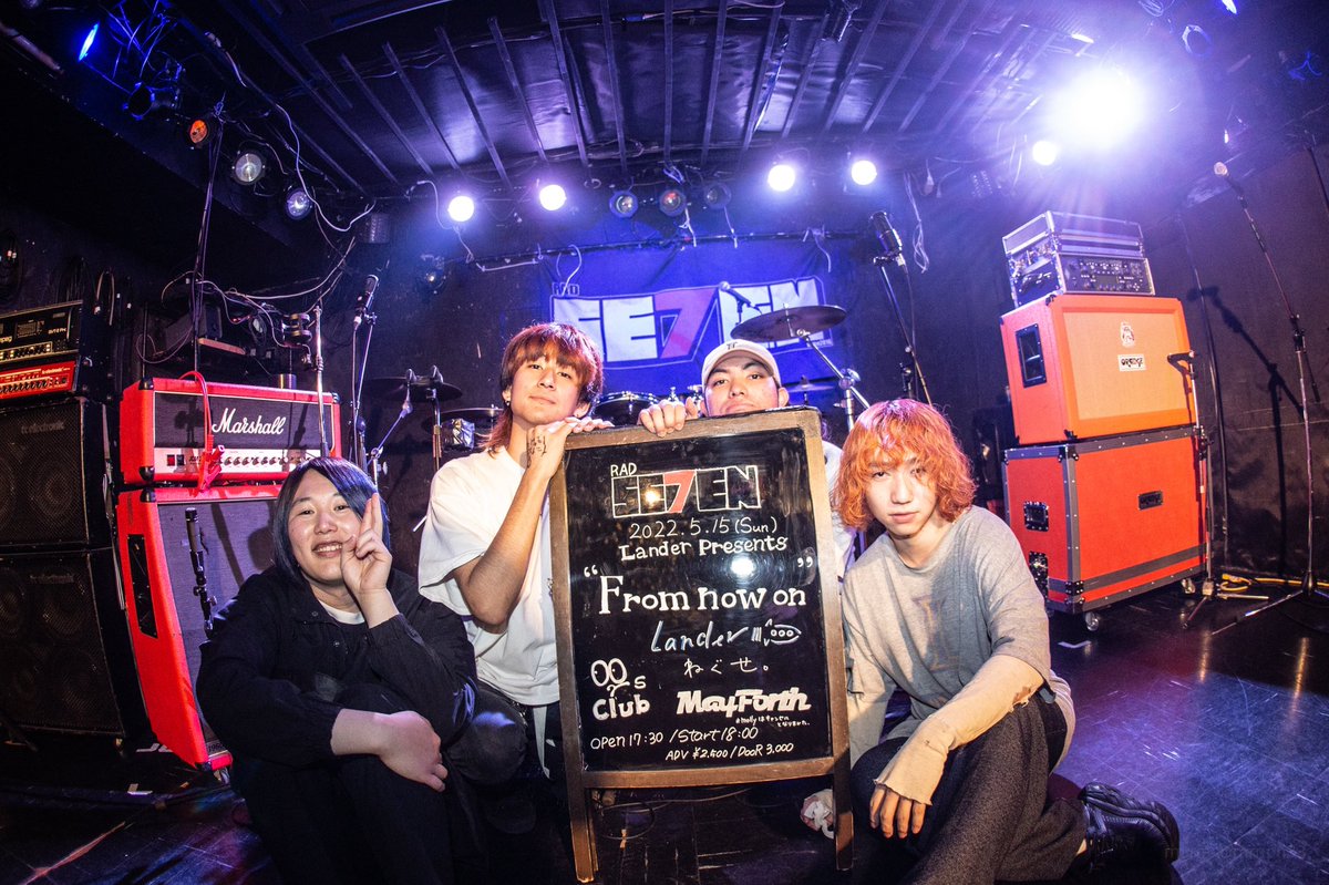_Lander_Band's tweet photo. 2022.05.15 新栄RAD SEVEN

Lander final 
"From now on"

📸: @MRNph33 https://t.co/ph1qz7sZir