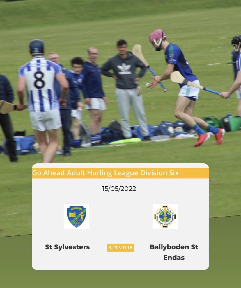 OfficialSylsGAA's tweet photo. Well done to our 2nd team hurlers who had a great win in their #AHL6 match
Syl’s 3-17 v 0-18 Bboden
🔵🟢⚾️👏 https://t.co/E4lMwzOaDD