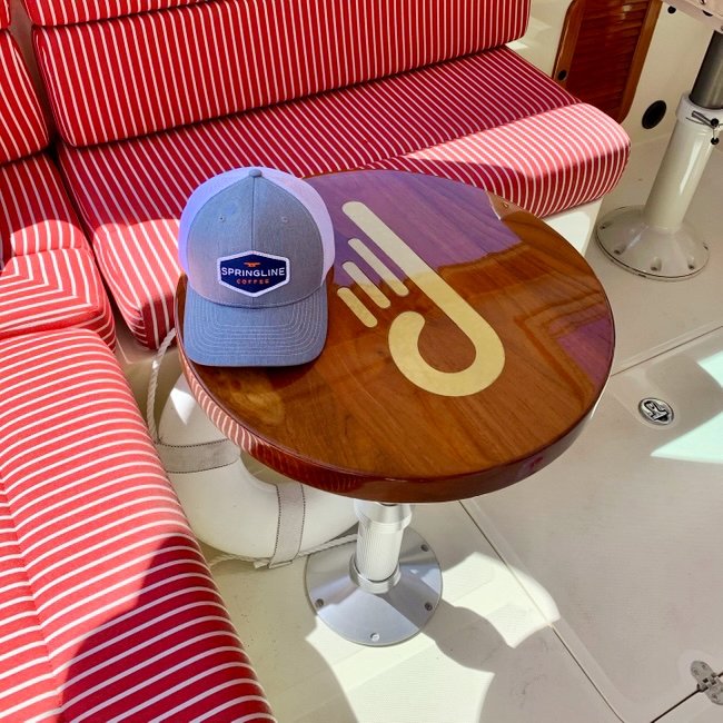 SpringlineCoffe's tweet photo. When it's a sunny Sunday in May it's all hats on deck! 😎 https://t.co/MsePBHKQup
