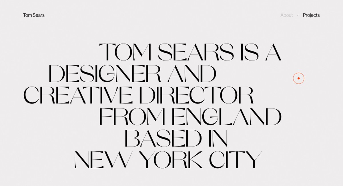 awwwards's tweet photo. Tom Sears Personal Portfolio by @iamtomsears (US) wins #SOTD &amp; #DEVAWARD

↳ https://t.co/jcovfK1Ixa #Portfolio #Transitions https://t.co/AacLGnj3ld