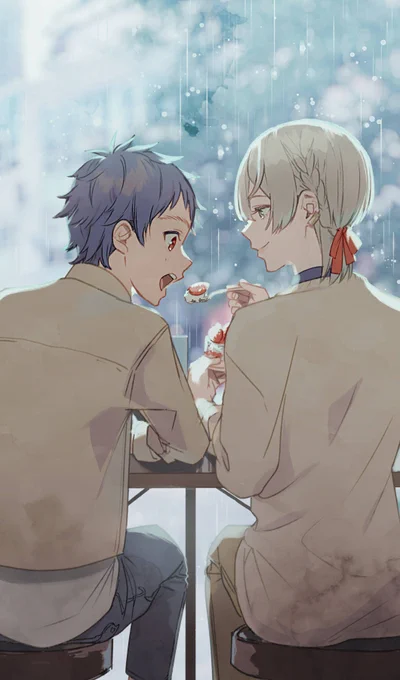 雨の日カフェデート☔️シンルヰ 