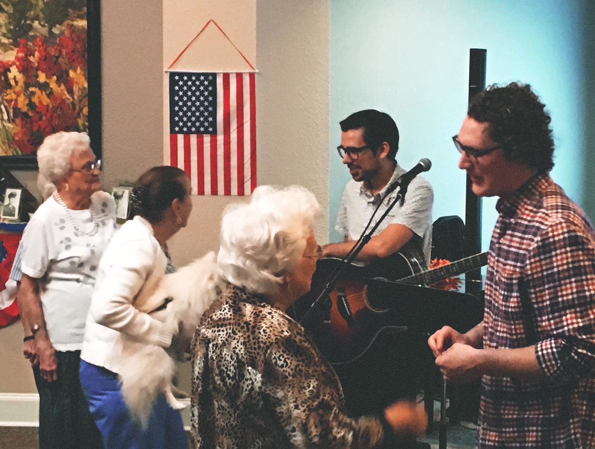 PaulDemer's tweet photo. 10 years ago today I played my first concert with Texas Winds Musical Outreach! Since then I've played over 1,500 concerts in local nursing homes and hospitals. 

This work is deeply meaningful to me, and I've seen it bring peace and smiles to many seniors and patients. https://t.co/QQVDKCgT1S
