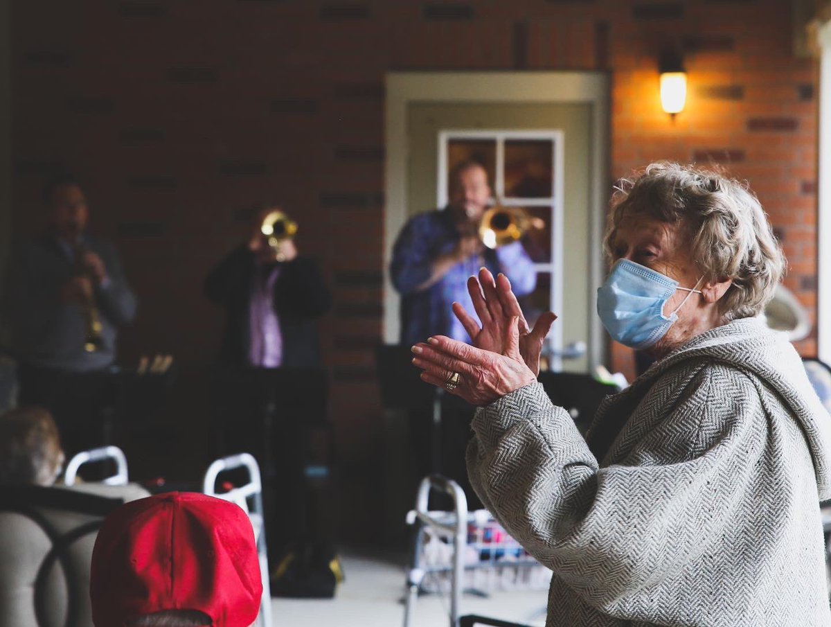 PaulDemer's tweet photo. 10 years ago today I played my first concert with Texas Winds Musical Outreach! Since then I've played over 1,500 concerts in local nursing homes and hospitals. 

This work is deeply meaningful to me, and I've seen it bring peace and smiles to many seniors and patients. https://t.co/QQVDKCgT1S