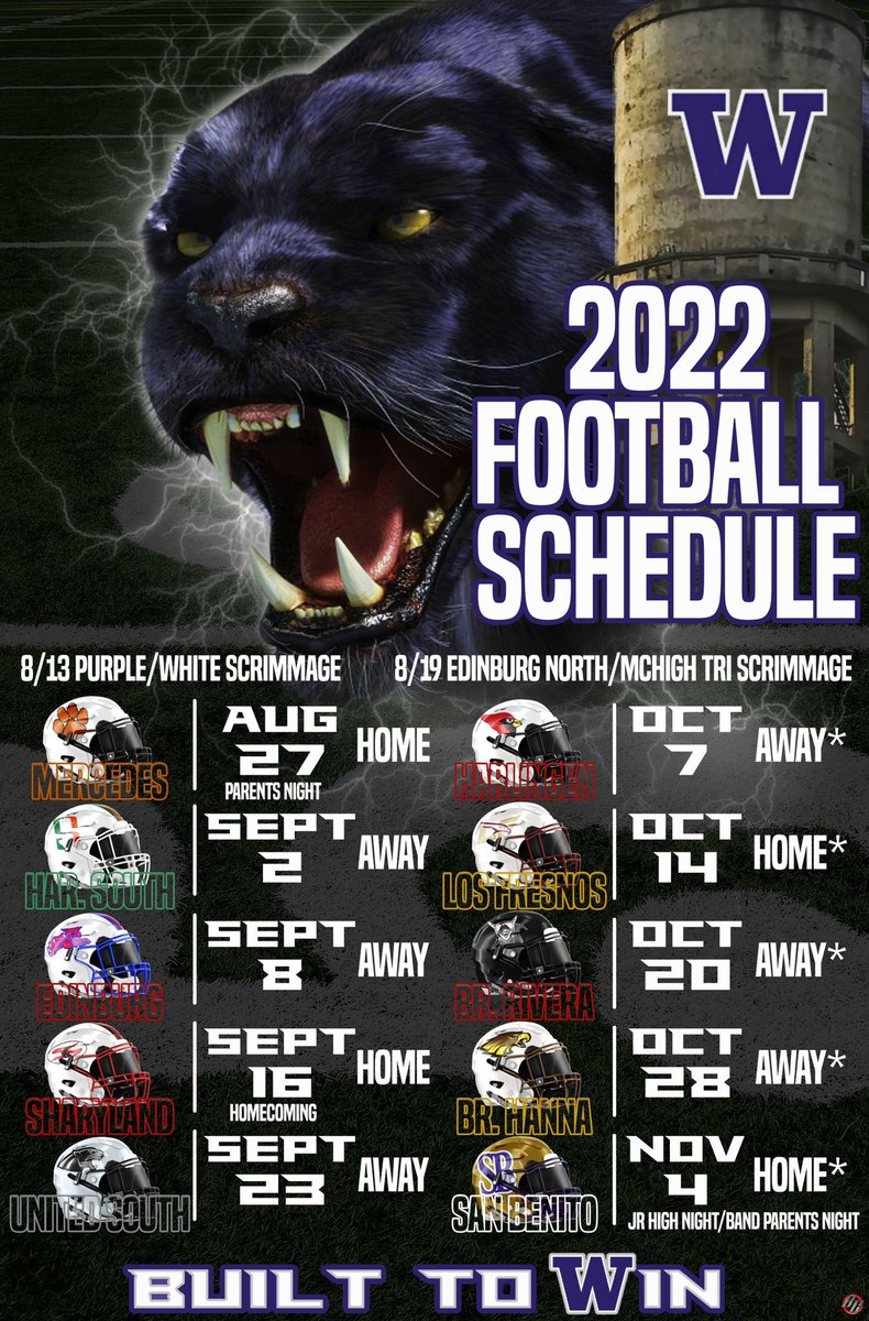 🚨2022 SCHEDULE🚨