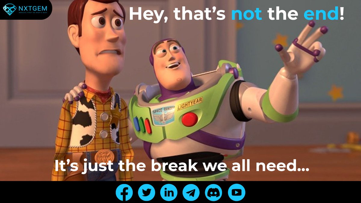 nxtgem_io's tweet photo. It’s just a break we all need…

#notend #memes2022 #beginning #Crypto #cryptocurrency #Blockchain #Bitcoin #NFT #nftnews #SolanaNFTs #NFTart https://t.co/ePgD7vdRBD