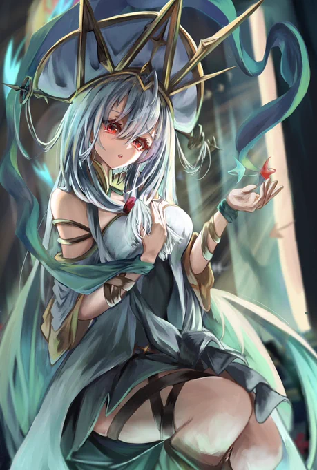 濁心スカジコーデ😢 #アークナイツ 