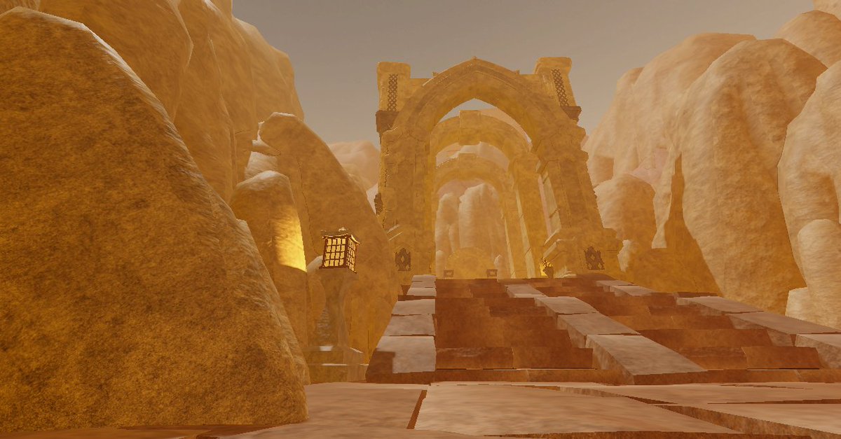 StrikeCity2's tweet photo. temple-style map #RobloxDev #robloxstudio #strikestudio #dio #robloxart #temple #Roblox https://t.co/7PsllCoegw