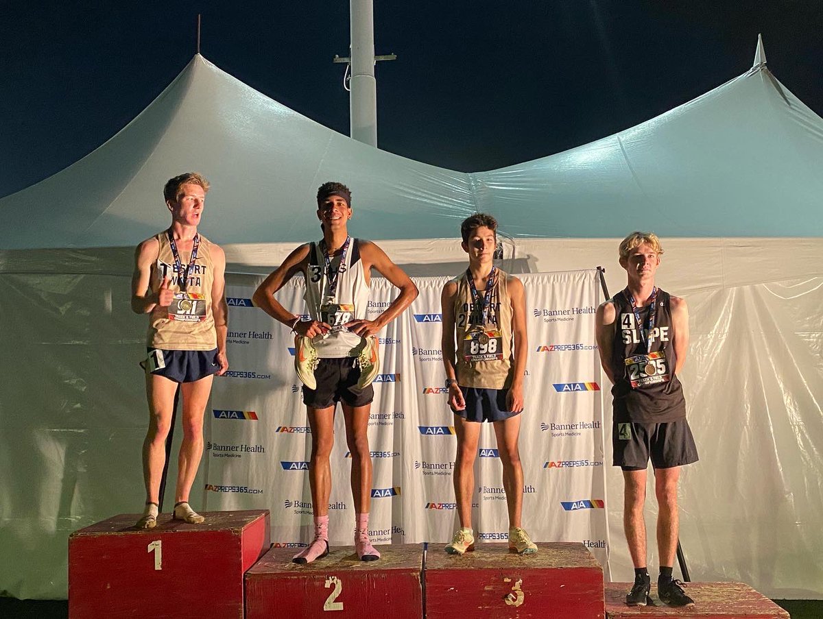 Amw32Aw's tweet photo. 1600m 4th Place, 3200m State Runner-Up. PR in both races. Next stop, Prairie View A&amp;M. @PVAMUPanthersTF @MileSplitAZ @azmilesplit https://t.co/3DqEwmbAGc