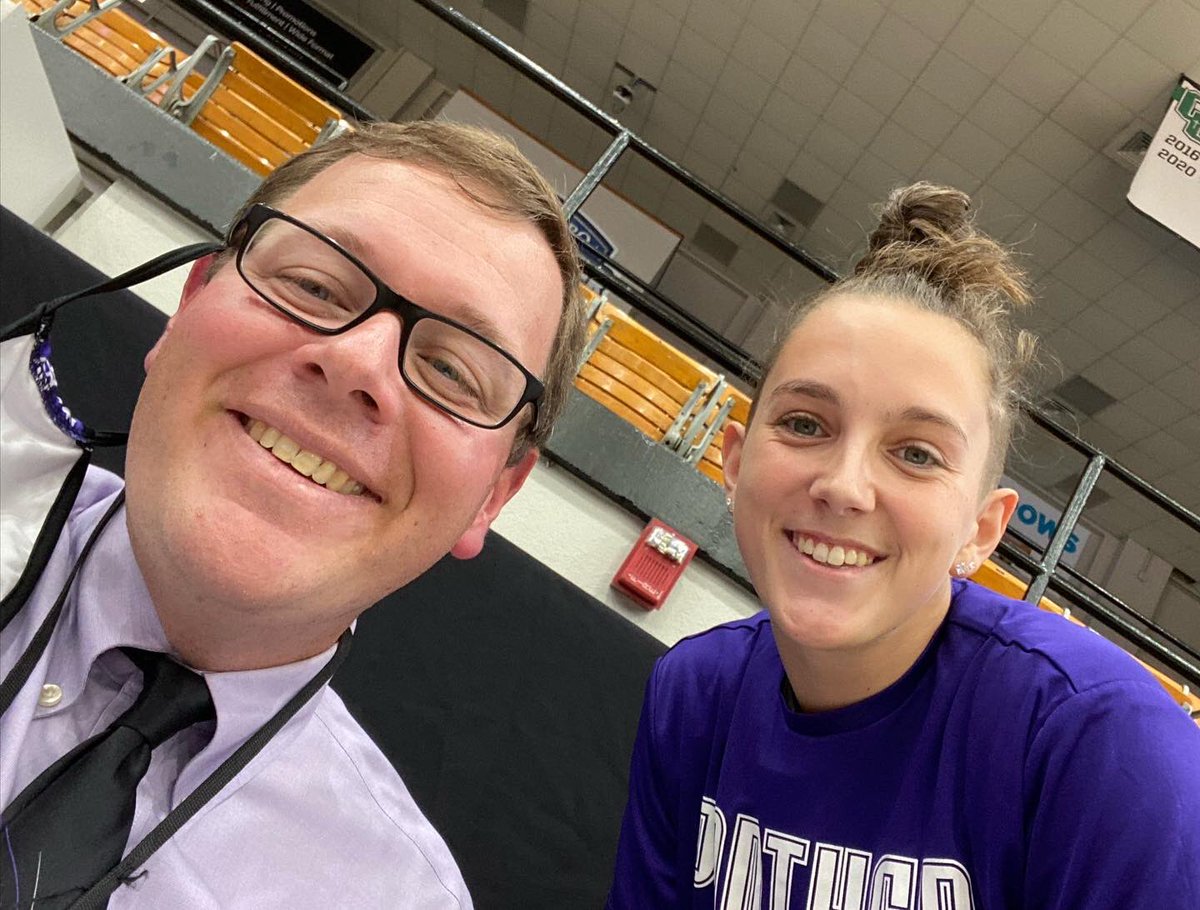 kbadylak's tweet photo. It’s been a unique journey for both of us as our paths collided four years ago. From our traditional pregame chats to the softball press box and everything in between. Happy Birthday to one great friend @emmaryleej. https://t.co/TPM3l6JnB2