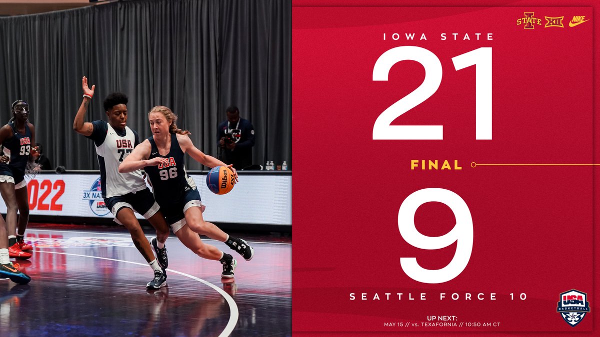 𝙊𝙣 𝙩𝙤 𝙩𝙝𝙚 𝙨𝙚𝙢𝙞𝙛𝙞𝙣𝙖𝙡𝙨!

The #Cyclones 🔒 in on both ends of the floor for the win, and are the 𝙊𝙉𝙇𝙔 team to hit 21 in every game.

🌪️🏀🌪️