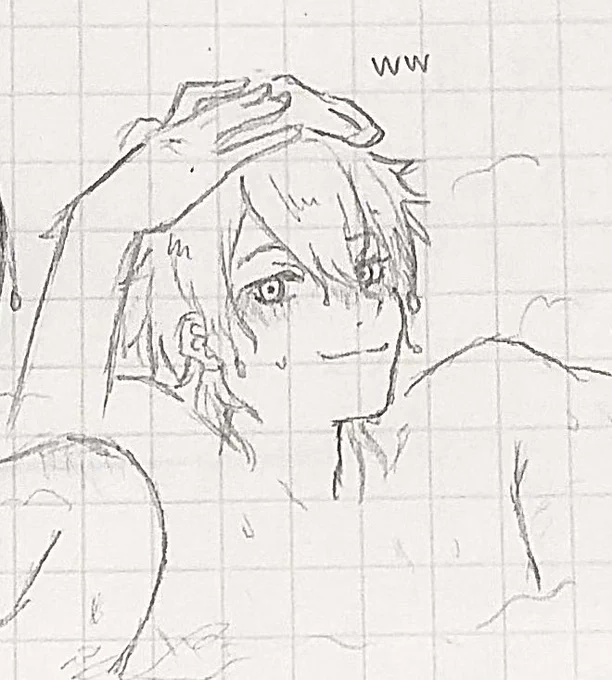 これを伏見ガクと認識できる人はいるのか(初めて描きました) 