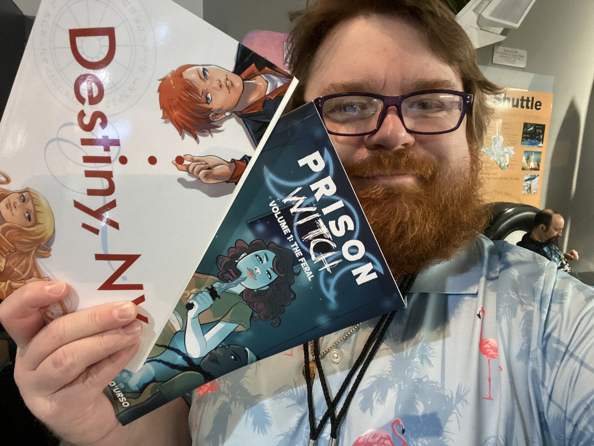 SpaceBetweenEnt's tweet photo. Yesterday’s bestsellers at #CradleCon are #DestinyNY and #PrisonWitch Volume One! https://t.co/tFXWjzgkuB