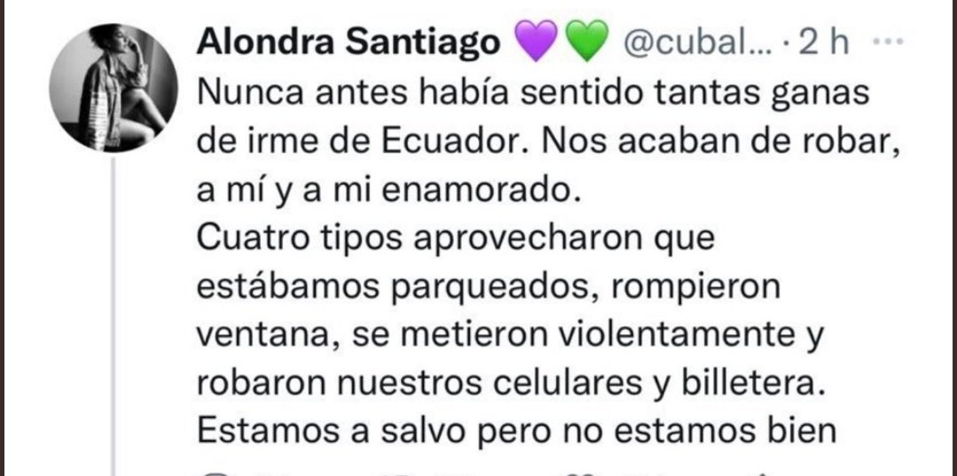 _SuExcelencia's tweet photo. No te vayas, Alondra. Tú eres chévere. https://t.co/hg6lp6vBfw