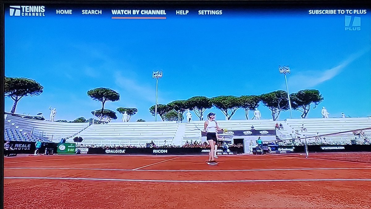 There are about 7 people in the stands for the women's doubles final.

Did they have to schedule during Djokovic v Tsitsipas? 😮‍💨

#IBI22 #ItalianOpen #WatchMoreDOUBLES