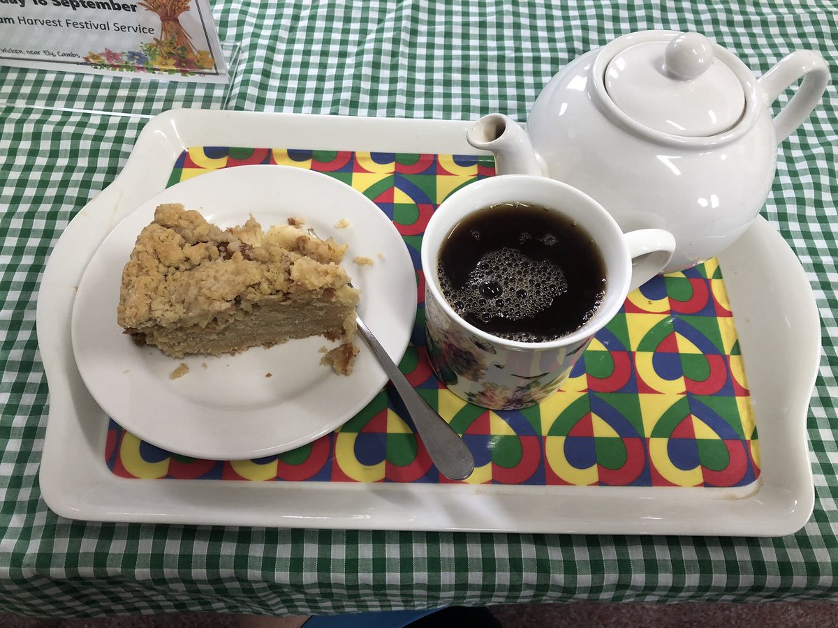 gswtour's tweet photo. Tea &amp; cake at Wicken Methodist church! https://t.co/4Rs2T4fbGx
