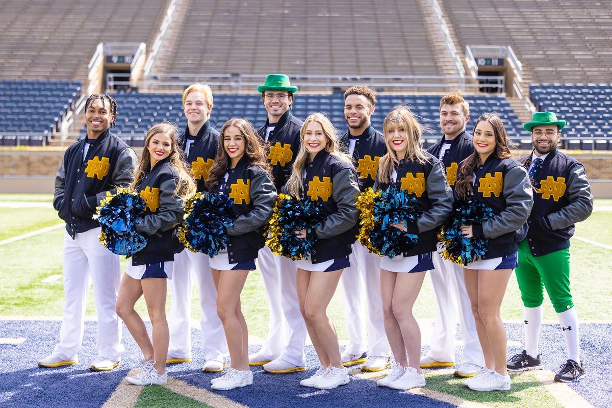 Notre Dame Cheer ☘ tweet media