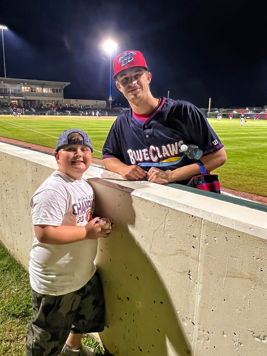6FOUR3DP's tweet photo. My little man picked up a ball from Saturday night, and ended it getting Mick Abel to sign it. 💪🏻🤩⚾️ https://t.co/NL2wY3yBG0