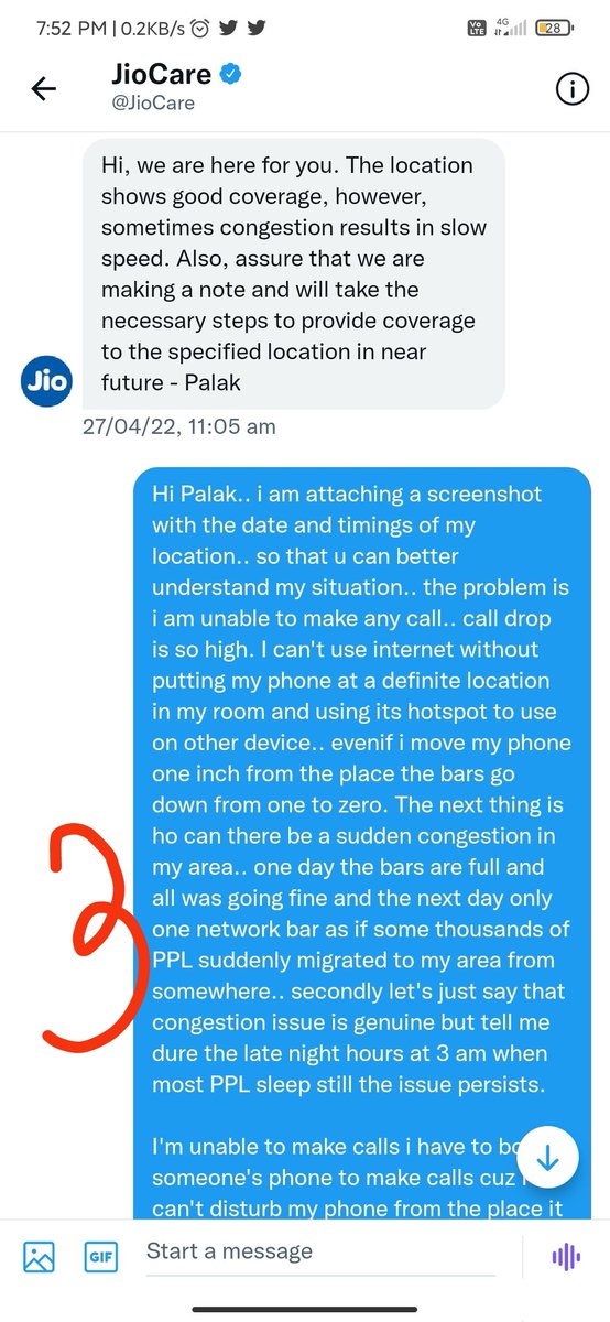 Bundeli_Mora's tweet photo. Hello @TRAI @jagograhakjago @ConsumerReports @DoT_India 

I am a simple telecom user paying my dues on time and still not getting network coverage despite calling and reporting about the issue several times. This is the thread about my conversation with @JioCare 
1/n https://t.co/Utsds0BCF6
