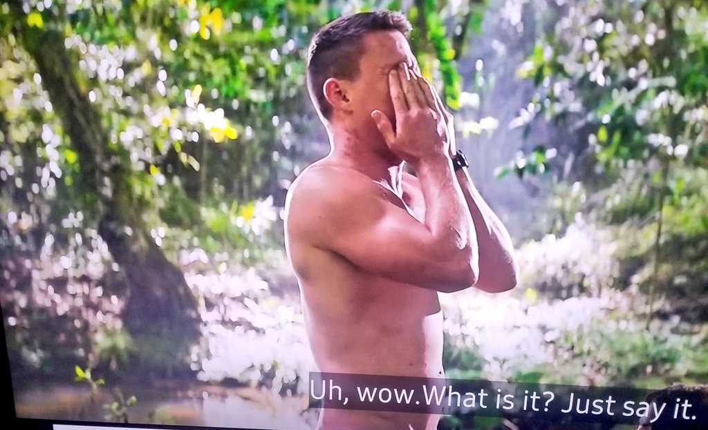 Evolust's tweet photo. Channing Tatum's buntiful derriere on a Sunday morning.
#WinningAlready #BreakfastSorted https://t.co/5oFCqtGXNZ