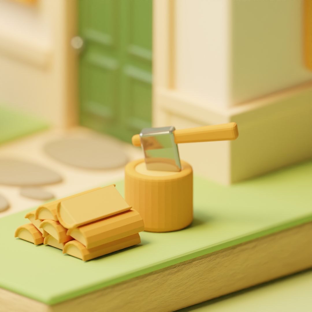 poyofview's tweet photo. Mr. Bunny and his tiny home

#blender #Blender3d #b3d #3danimation #3dart #blenderender https://t.co/tHgTKhd8wc