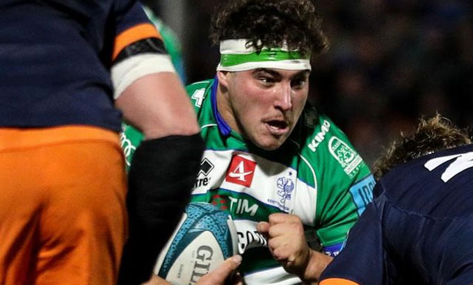 aplenorugby's tweet photo. Iván Nemer, un pilar multifacético: el marplatense dejó un lujito en el derby italiano. 

Mirá el video >> https://t.co/0YZybzREbR https://t.co/GFQ8QFQcJf