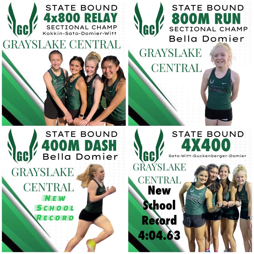 VincentGerard's tweet photo. Proud of @BellaDomier back to back years qualifying for FOUR events at #IHSAStateFinals & breaking two records on the way #MileSplitIL #trackandfield @ILXCTF #GTFState22 https://t.co/AORIBgAdO5