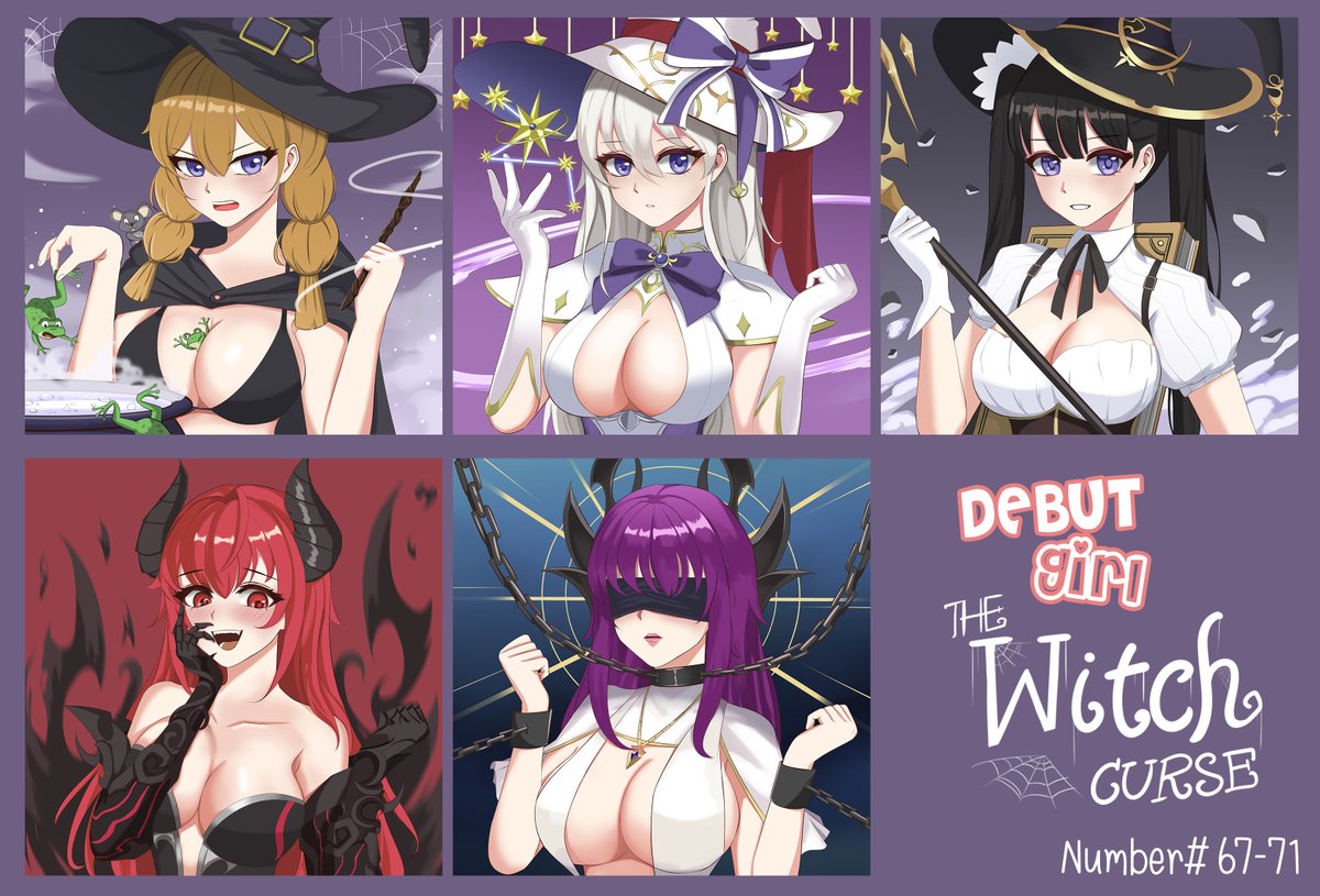 Palette_Jay's tweet photo. New Drop🔥 Debut Girl❤️ Collection !⭐️
🖤The Witch's Curse ❤️‍🔥🧙‍♀️
Number #67 - 71
0.03 ETH
Availables🔥
https://t.co/lRzfCmi5Cu

#NFTs  #NFTcommunity #NFTcollection #NFTTHAILAND #NFTThai  #opensea #NFTThaicommunity #NFTJapan #anime #AnimeNFT #animegirl #waifu https://t.co/HejegpEgGT